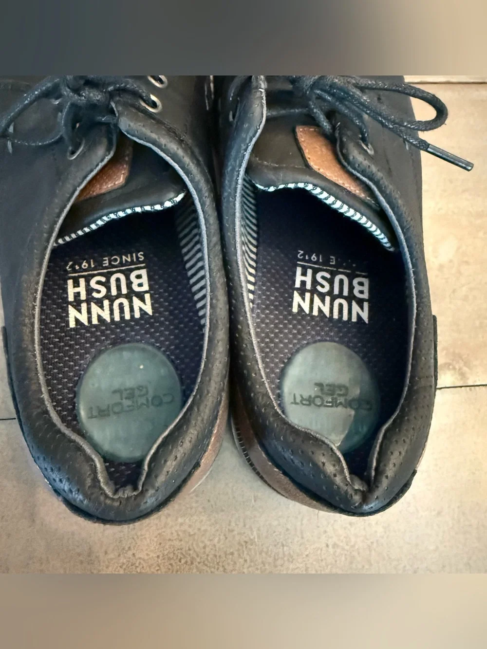 Nunn Bush Men's Hyde II Plain Toe Oxfords Sz 8 Preowned